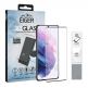 Eiger 3D Full Screen Tempered Glass - калено стъклено защитно покритие с извити ръбове за целия дисплея на Samsung Galaxy S21 Ultra (черен-прозрачен) thumbnail