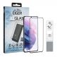 Eiger 3D Full Screen Tempered Glass - калено стъклено защитно покритие с извити ръбове за целия дисплея на Samsung Galaxy S21 Plus (черен-прозрачен) thumbnail