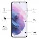 Eiger 3D Full Screen Tempered Glass - калено стъклено защитно покритие с извити ръбове за целия дисплея на Samsung Galaxy S21 (черен-прозрачен) thumbnail 3
