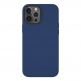 SwitchEasy MagSkin Case - тънък силиконов кейс с вграден магнитен конектор (MagSafe) за iPhone 12, iPhone 12 Pro (син) thumbnail