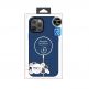 SwitchEasy MagSkin Case - тънък силиконов кейс с вграден магнитен конектор (MagSafe) за iPhone 12, iPhone 12 Pro (син) thumbnail 10