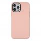 SwitchEasy MagSkin Case - тънък силиконов кейс с вграден магнитен конектор (MagSafe) за iPhone 12, iPhone 12 Pro (розов) thumbnail