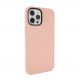 SwitchEasy MagSkin Case - тънък силиконов кейс с вграден магнитен конектор (MagSafe) за iPhone 12, iPhone 12 Pro (розов) thumbnail 3