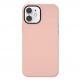 SwitchEasy MagSkin Case - тънък силиконов кейс с вграден магнитен конектор (MagSafe) за iPhone 12 mini (розов) thumbnail