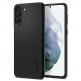 Spigen Thin Fit Case - качествен тънък матиран кейс за Samsung Galaxy S21 Plus (черен) thumbnail