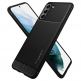 Spigen Rugged Armor Case - тънък качествен силиконов (TPU) калъф за Samsung Galaxy S21 (черен) thumbnail 7