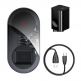 Baseus Simple 24W 2in1 Wireless Charger (TZWXJK-C01) - двойна поставка (пад) с Fast Charge технология за безжично зареждане за Qi съвместими устройства и Apple Airpods (прозрачен) thumbnail 12