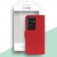Case FortyFour No.11 Case - кожен калъф с поставка за Samsung Galaxy S21 Ultra (червен) thumbnail 2
