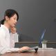 Baseus Ultra Thin Laptop Stand - сгъавема, залепяща се към вашия компютър поставка за MacBook и лаптопи (тъмносив) thumbnail 11