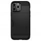 Spigen Slim Armor CS Case - хибриден кейс с отделение за кр. карти и най-висока степен на защита за iPhone 12, iPhone 12 Pro (черен) thumbnail