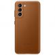 Samsung Leather Cover EF-VG996LA - оригинален кожен кейс (естествена кожа) за Samsung Galaxy S21 Plus (кафяв) thumbnail