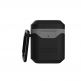 Urban Armor Gear Standard Issue Hard Case 001 - водо и удароустойчив силиконов (TPU) кейс с карабинер за Apple Airpods и Apple Airpods 2 (черен-сив) thumbnail 2