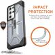 Urban Armor Gear Plasma Case - удароустойчив хибриден кейс за Samsung Galaxy S21 Ultra (сив-прозрачен) thumbnail 6