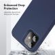 ESR Cloud Halolock Case - силиконов (TPU) калъф с вграден магнитен конектор (MagSafe) за iPhone 12 Pro Max (тъмносин) thumbnail 6