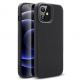 ESR Cloud Halolock Case - силиконов (TPU) калъф с вграден магнитен конектор (MagSafe) за iPhone 12 mini (черен) thumbnail