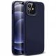 ESR Cloud Halolock Case - силиконов (TPU) калъф с вграден магнитен конектор (MagSafe) за iPhone 12 mini (тъмносин) thumbnail