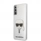 Karl Lagerfeld Head Cover - дизайнерски кейс с висока защита за Samsung Galaxy S21 Plus (прозрачен)  thumbnail