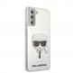 Karl Lagerfeld Head Cover - дизайнерски кейс с висока защита за Samsung Galaxy S21 Plus (прозрачен)  thumbnail 2