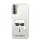 Karl Lagerfeld Head Cover - дизайнерски кейс с висока защита за Samsung Galaxy S21 Plus (прозрачен)  thumbnail 3