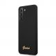Guess Hard Silicone Case - силиконов (TPU) калъф за Samsung Galaxy S21 (черен)  thumbnail