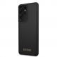Guess Iridescent Leather Hard Case - дизайнерски кожен кейс за Samsung Galaxy S21 Ultra (черен) thumbnail 6
