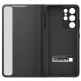 Samsung Clear View Cover EF-ZG99PC - оригинален кейс с отделение за S-Pen, през който виждате информация от дисплея за Samsung Galaxy S21 Ultra (черен) thumbnail 6