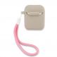Guess Airpods Vintage Silicone Case - силиконов калъф с връзка за Apple Airpods и Apple Airpods 2 (сив) thumbnail 2