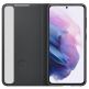 Samsung Clear View Cover EF-ZG991CB - оригинален кейс, през който виждате информация от дисплея за Samsung Galaxy S21 (черен) thumbnail 3
