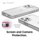 Elago Clear Silicone Case - силиконов (TPU) калъф за iPhone 12, iPhone 12 Pro (прозрачен) thumbnail 5