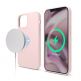 Elago MagSafe Soft Silicone Case - силиконов (TPU) калъф с вграден магнитен конектор (MagSafe) за iPhone 12 Pro Max (светлорозов) thumbnail