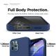 Elago MagSafe Soft Silicone Case - силиконов (TPU) калъф с вграден магнитен конектор (MagSafe) за iPhone 12, iPhone 12 Pro (тъмносин) thumbnail 6