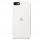Apple Silicone Case - оригинален силиконов кейс за iPhone SE (2022), iPhone SE (2020), iPhone 8, iPhone 7 (бял) thumbnail 2