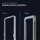 Spigen Glass.Tr Align Master Full Cover Tempered Glass - калено стъклено защитно покритие за целия дисплей на Samsung Galaxy A72 (черен-прозрачен) thumbnail 4