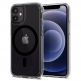 Spigen Ultra Hybrid MagSafe Case - хибриден кейс с висока степен на защита с MagSafe за iPhone 12, iPhone 12 Pro (черен-прозрачен)  thumbnail