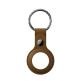 SwitchEasy Wrap Leather Keyring - стилен ключодържател от естествена кожа за Apple AirTag (кафяв) thumbnail