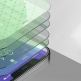 Baseus Full Coverage Green Tempered Glass Film with Anti Blue Light Filter (SGAPIPH67N-LP02) - стъклено защитно покритие за целия дисплей на  iPhone 12 Pro Max (прозрачен) (2 броя) thumbnail 15