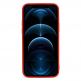 Tel Protect MagSilicone Case - силиконов (TPU) калъф с вграден магнитен конектор (MagSafe) за iPhone 12 mini (червен) thumbnail 4
