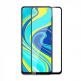 Premium Full Glue 5D Tempered Glass - обхващащо и ръбовете стъклено защитно покритие за дисплея на Xiaomi Redmi Note 9S, Redmi Note 9 Pro (черен) thumbnail