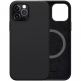 JC MagSilicone Case - силиконов (TPU) калъф с вграден магнитен конектор (MagSafe) за iPhone 12 mini (черен) thumbnail