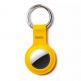 Hoco AirTag Silicone Keyring - силиконов ключодържател за Apple AirTag (жълт) thumbnail