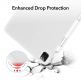 ESR Project Zero Slim Matte Case - удароустойчив силиконов (TPU) калъф за iPad Pro 12.9 M1 (2021) (прозрачен-мат) thumbnail 3