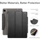 ESR Ascend Trifold Case - полиуретанов калъф с поставка и отделение за Apple Pencil 2 за iPad Pro 12.9 M1 (2021) (черен) thumbnail 4