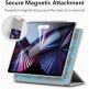 ESR Rebound Magnetic Case - магнитен полиуретанов калъф с поставка за iPad Pro 11 M1 (2021), iPad Pro 11 (2020), iPad Pro 11 (2018) (сребрист) thumbnail 6