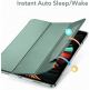 ESR Ascend Trifold Case - полиуретанов калъф с поставка и отделение за Apple Pencil 2 за iPad Pro 12.9 M1 (2021) (тъмнозелен) thumbnail 2