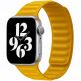 JC Design Silicone Link Band - магнитна силиконова каишка за Apple Watch 38мм, 40мм (жълт) thumbnail