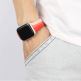 JC Design Silicone SoloLoop Band - силиконова каишка за Apple Watch 42мм, 44мм (червен) thumbnail 3
