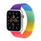 JC Design Silicone SoloLoop Band - силиконова каишка за Apple Watch 38мм, 40мм (шарен) thumbnail