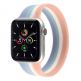 JC Design Silicone SoloLoop Band - силиконова каишка за Apple Watch 38мм, 40мм (розов-син) thumbnail
