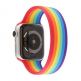 JC Design Silicone SoloLoop Band - силиконова каишка за Apple Watch 38мм, 40мм (шарен) thumbnail 3