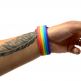 JC Design Silicone SoloLoop Band - силиконова каишка за Apple Watch 38мм, 40мм (шарен) thumbnail 7